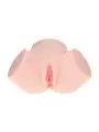 BODYFORMS - BREE KNOX - DUAL ENTRY VIBRATING MASTURBATOR - 4,2 KG / 9.3 LBS - FLESH