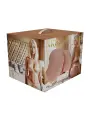 BODYFORMS - BREE KNOX - DUAL ENTRY VIBRATING MASTURBATOR - 4,2 KG / 9.3 LBS - FLESH