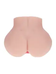 BODYFORMS - MIA HART - DUAL ENTRY VIBRATING MASTURBATOR - 2,5 KG / 5.7 LBS - FLESH