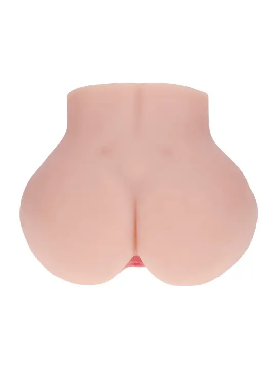 BODYFORMS - MIA HART - DUAL ENTRY VIBRATING MASTURBATOR - 2,5 KG / 5.7 LBS - FLESH