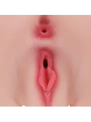 BODYFORMS - MIA HART - DUAL ENTRY VIBRATING MASTURBATOR - 2,5 KG / 5.7 LBS - FLESH