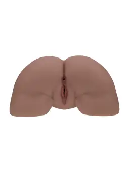 BODYFORMS - CLARA VOSSIN - DUAL ENTRY VIBRATING MASTURBATOR - 6,3 KG / 14.1 LBS - BROWN
