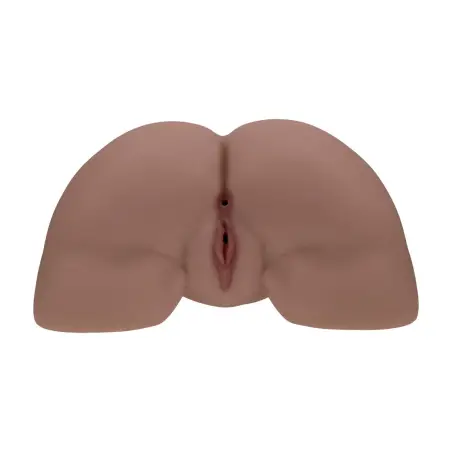BODYFORMS - CLARA VOSSIN - DUAL ENTRY VIBRATING MASTURBATOR - 6,3 KG / 14.1 LBS - BROWN
