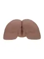 BODYFORMS - CLARA VOSSIN - DUAL ENTRY VIBRATING MASTURBATOR - 6,3 KG / 14.1 LBS - BROWN