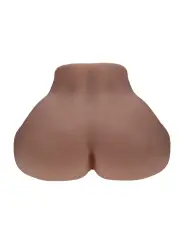 BODYFORMS - CLARA VOSSIN - DUAL ENTRY VIBRATING MASTURBATOR - 6,3 KG / 14.1 LBS - BROWN