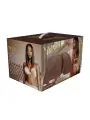 BODYFORMS - CLARA VOSSIN - DUAL ENTRY VIBRATING MASTURBATOR - 6,3 KG / 14.1 LBS - BROWN