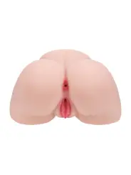 BODYFORMS - VIVICA LENORE - DUAL ENTRY VIBRATING MASTURBATOR - 3,5 KG / 7.7 LBS - FLESH