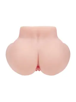 BODYFORMS - VIVICA LENORE - DUAL ENTRY VIBRATING MASTURBATOR - 3,5 KG / 7.7 LBS - FLESH