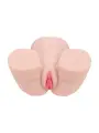 BODYFORMS - VIVICA LENORE - DUAL ENTRY VIBRATING MASTURBATOR - 3,5 KG / 7.7 LBS - FLESH