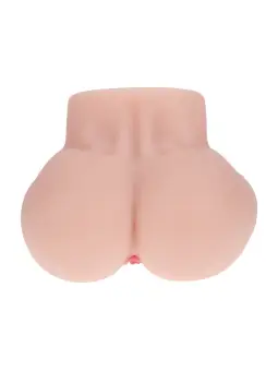 BODYFORMS - RINA BROOKS - DUAL ENTRY VIBRATING MASTURBATOR - 2,4 KG / 5.4 LBS - FLESH