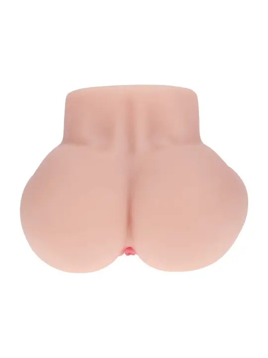 BODYFORMS - RINA BROOKS - DUAL ENTRY VIBRATING MASTURBATOR - 2,4 KG / 5.4 LBS - FLESH
