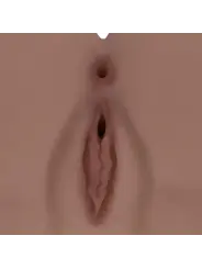 BODYFORMS - KAYA BLOOM - DUAL ENTRY VIBRATING MASTURBATOR - 2,4 KG / 5.4 LBS - BROWN