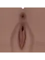BODYFORMS - KAYA BLOOM - DUAL ENTRY VIBRATING MASTURBATOR - 2,4 KG / 5.4 LBS - BROWN