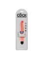VIBRADOR REALÍSTICO KING COCK VIBRATING STIFFY 7” BRANCO