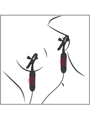 PINÇAS PARA OS MAMILOS COM VIBRAÇÃO FETISH FANTASY SERIES