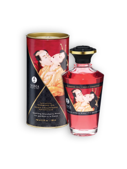 ÓLEO AFRODISÍACO SHUNGA MORANGO CHAMPANHE 100ML