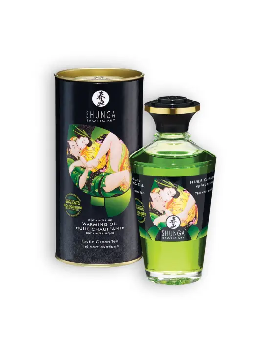 ÓLEO AFRODISÍACO SHUNGA CHÁ VERDE 100ML
