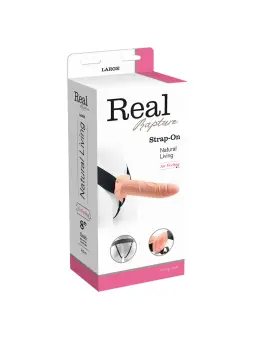 STRAP-ON OCO REAL RAPTURE AIR FEELING 8" BRANCO