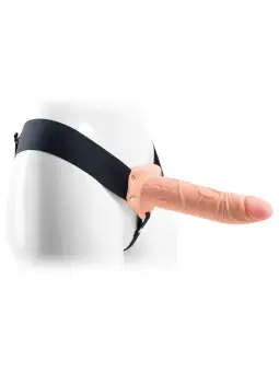 STRAP-ON OCO REAL RAPTURE AIR FEELING 8" BRANCO