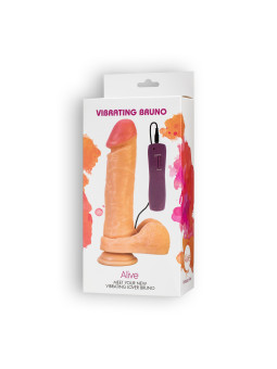 VIBRADOR REALISTA ALIVE BRUNO