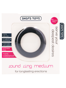 ANEL PARA O PÉNIS ROUND RING MEDIUM PRETO