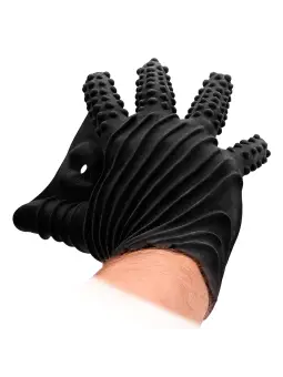 LUVA ESTIMULANTE DE SILICONE FIST IT PRETA