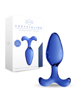 PLUG EM VIDRO EXPERT CHRYSTALINO AZUL