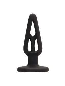 PLUG ANAL EM SILICONE PLUG & PLAY 4” PRETO