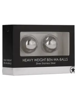 BOLAS VAGINAIS BEN WA BALLS HEAVY WEIGHT OUCH! PRATEADAS