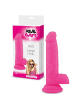 DILDO EM SILICONE REAL SAFE ROD LARGE ROSA
