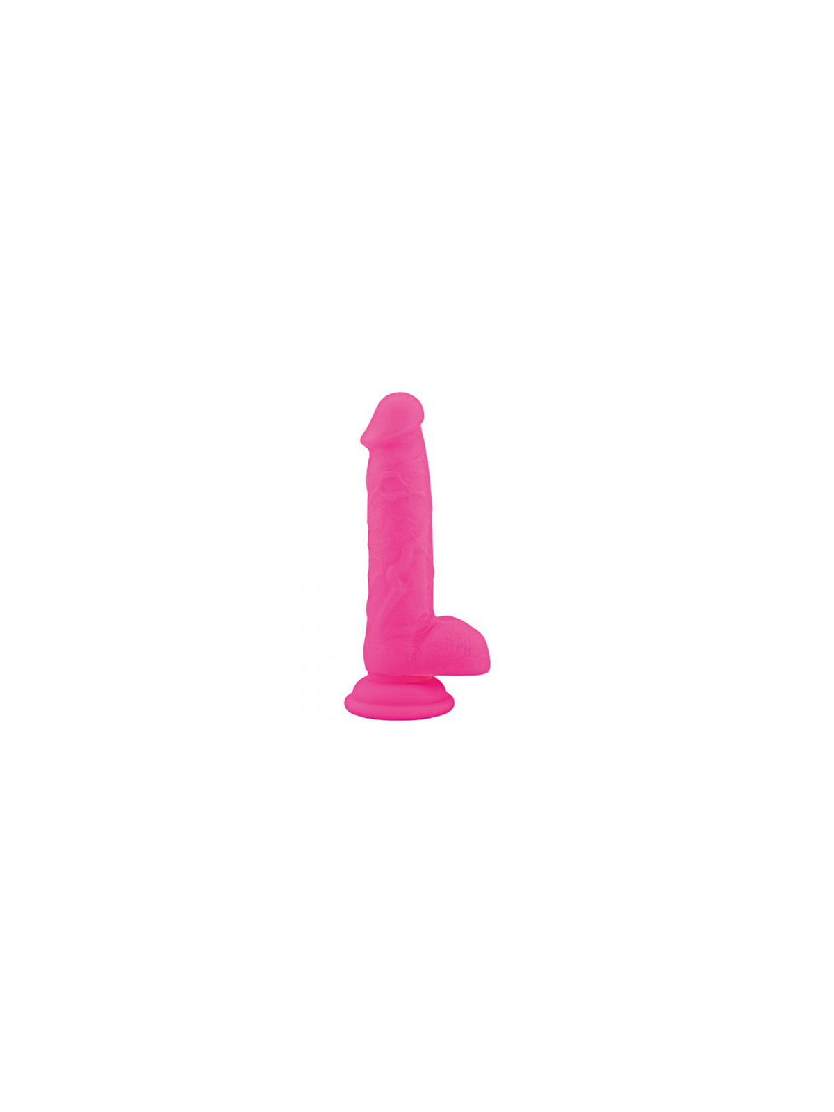 DILDO EM SILICONE REAL SAFE ROD LARGE ROSA