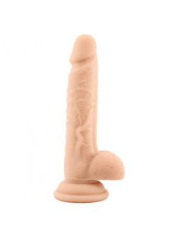DILDO EM SILICONE REAL SAFE ROD SLIM BRANCO