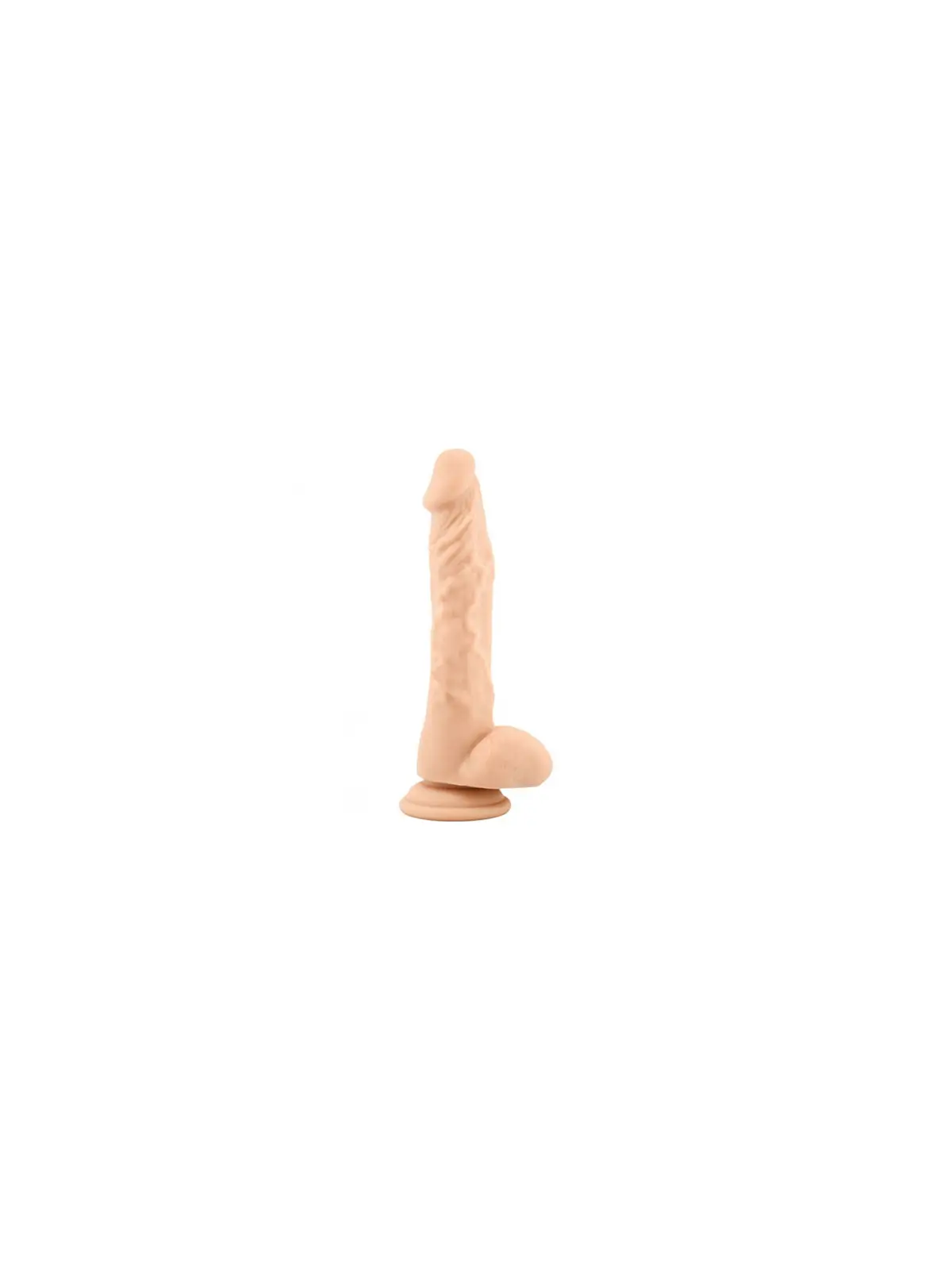 DILDO EM SILICONE REAL SAFE LONG STOCKY BRANCO