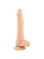 DILDO EM SILICONE REAL SAFE LONG STOCKY BRANCO