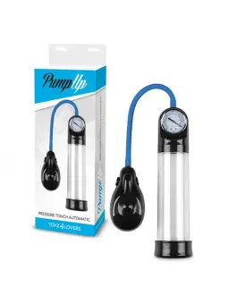 BOMBA PARA O PÉNIS AUTOMÁTICA COM MEDIDOR PRESSURE TOUCH AUTOMATIC TRANSPARENTE