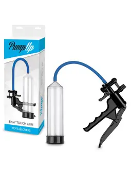BOMBA PARA O PÉNIS COM PUNHO EASY TOUCH GUN TRANSPARENTE
