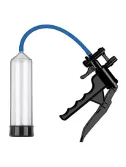 BOMBA PARA O PÉNIS COM PUNHO EASY TOUCH GUN TRANSPARENTE