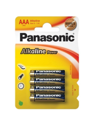 4 PILHAS AAA ALCALINAS PANASONIC