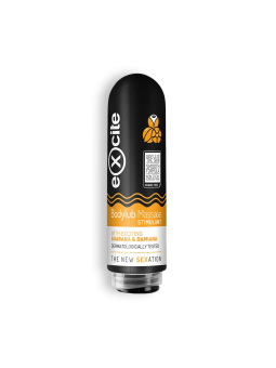 GEL DE MASSAGEM EXCITE BODYLUBE DE GUARANÁ E DAMIANA 200ML