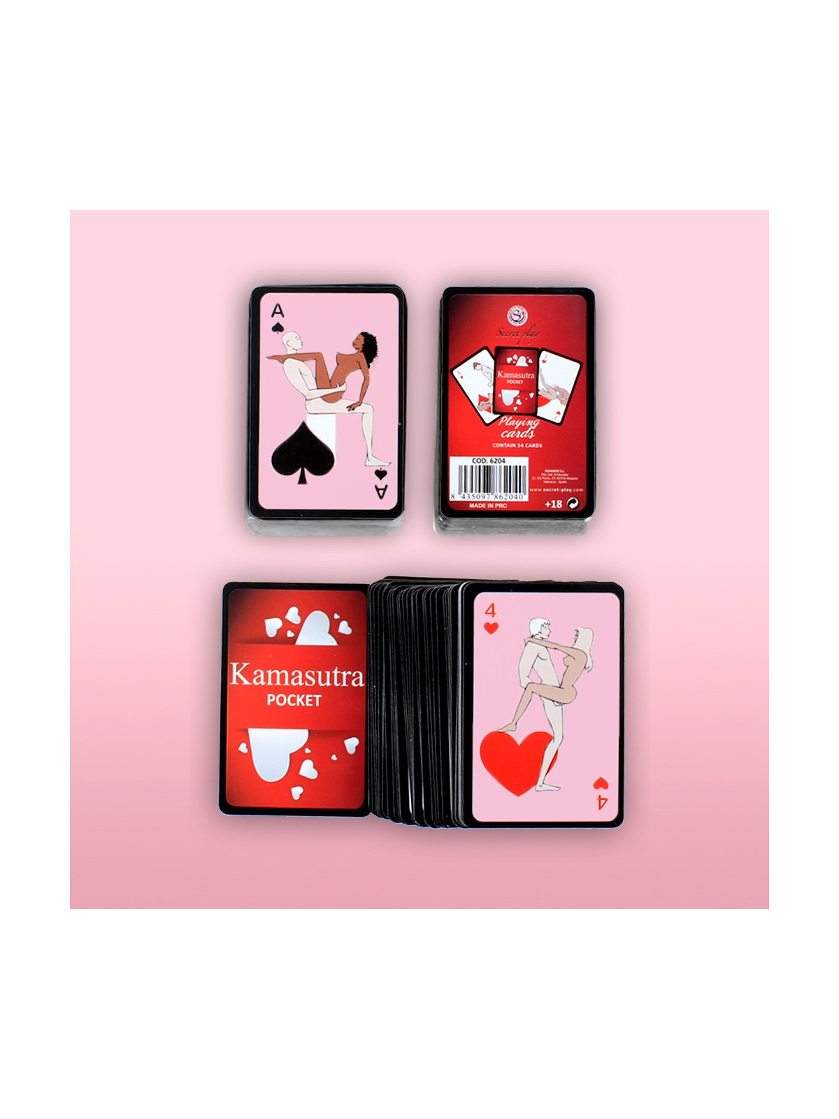 BARALHO DE CARTAS KAMASUTRA SECRET PLAY