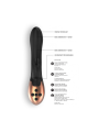 VIBRADOR COM AQUECIMENTO RECARREGÁVEL OPULENT ELEGANCE PRETO