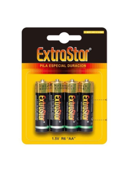 4 PILHAS AA EXTRASTAR