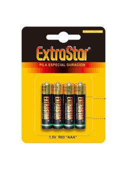 4 PILHAS AAA EXTRASTAR