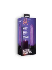 VIBRADOR REALÍSTICO 8" THICK VIBE GC ROXO