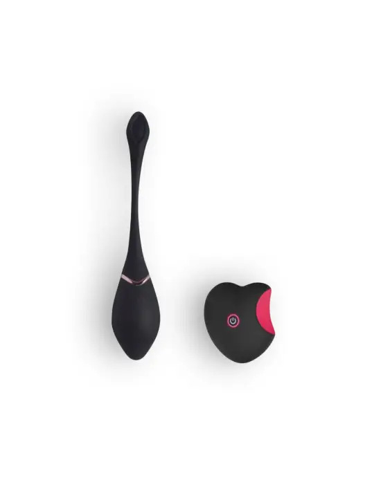 OVO VIBRATÓRIO RECARREGÁVEL COM COMANDO PRETO TOYZ4LOVERS