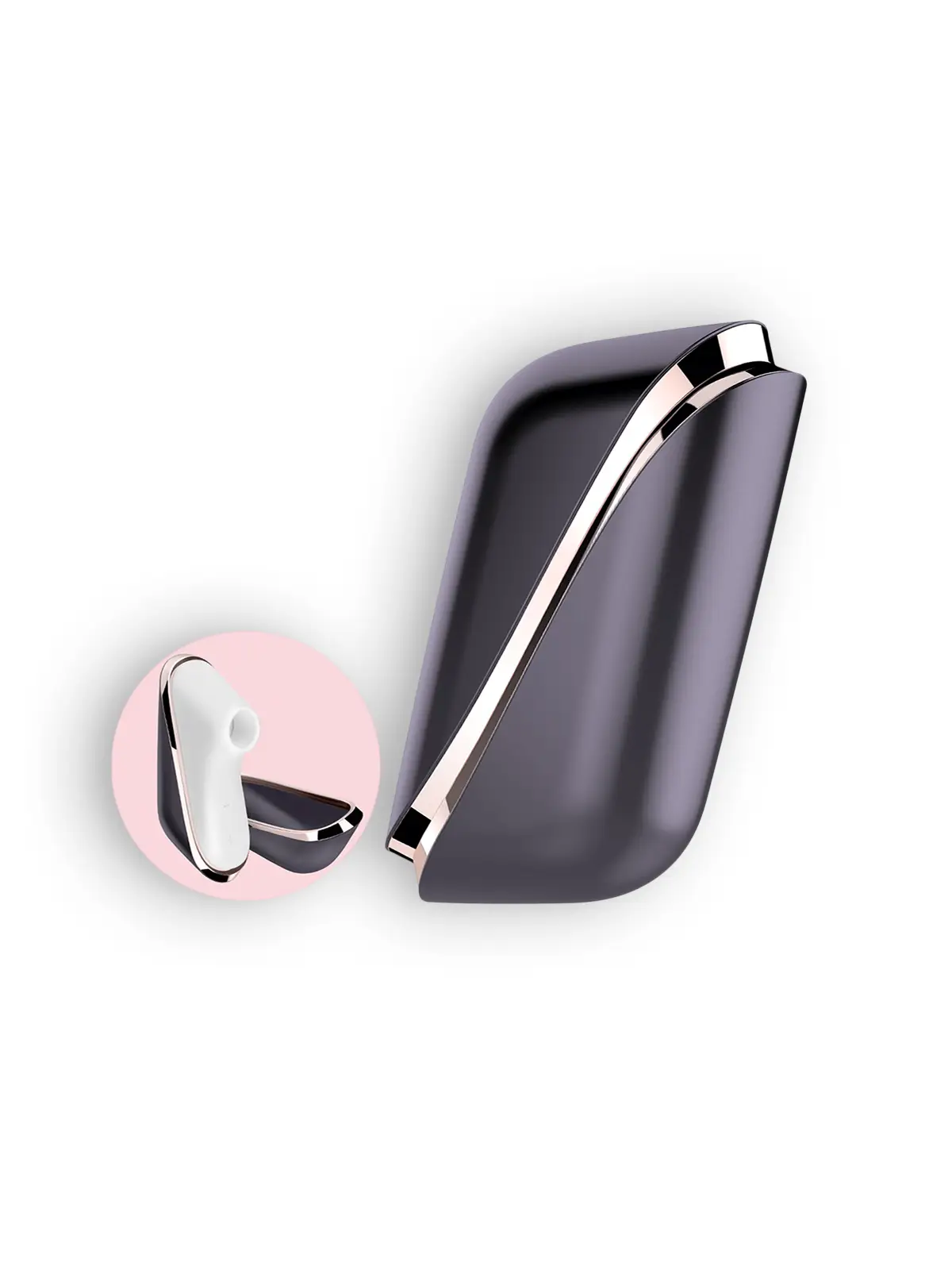 ESTIMULADOR DE CLITÓRIS PRO TRAVELER COM VIBRAÇÃO E CARREGADOR USB SATISFYER