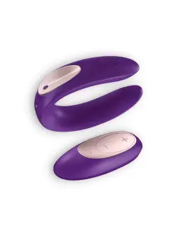 VIBRADOR PARA CASAL DOUBLE PLUS REMOTE COM COMANDO E CARREGADOR USB