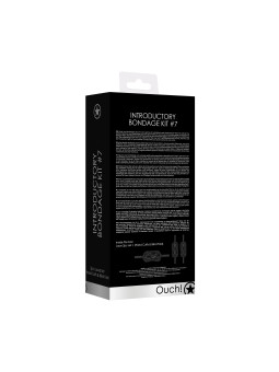 KIT BONDAGE INTRODUTÓRIO 7 PRETO OUCH!