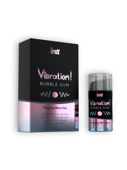 GEL COM VIBRAÇÃO VIBRATION PASTILHA ELÁSTICA INTT 15ML