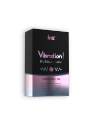 GEL COM VIBRAÇÃO VIBRATION PASTILHA ELÁSTICA INTT 15ML